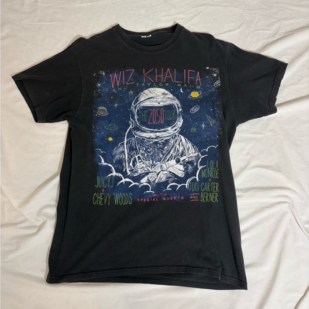 Wiz Khalifa Taylor Gang 2050 Tour Concert Graphic T-Shirt Men’s Small